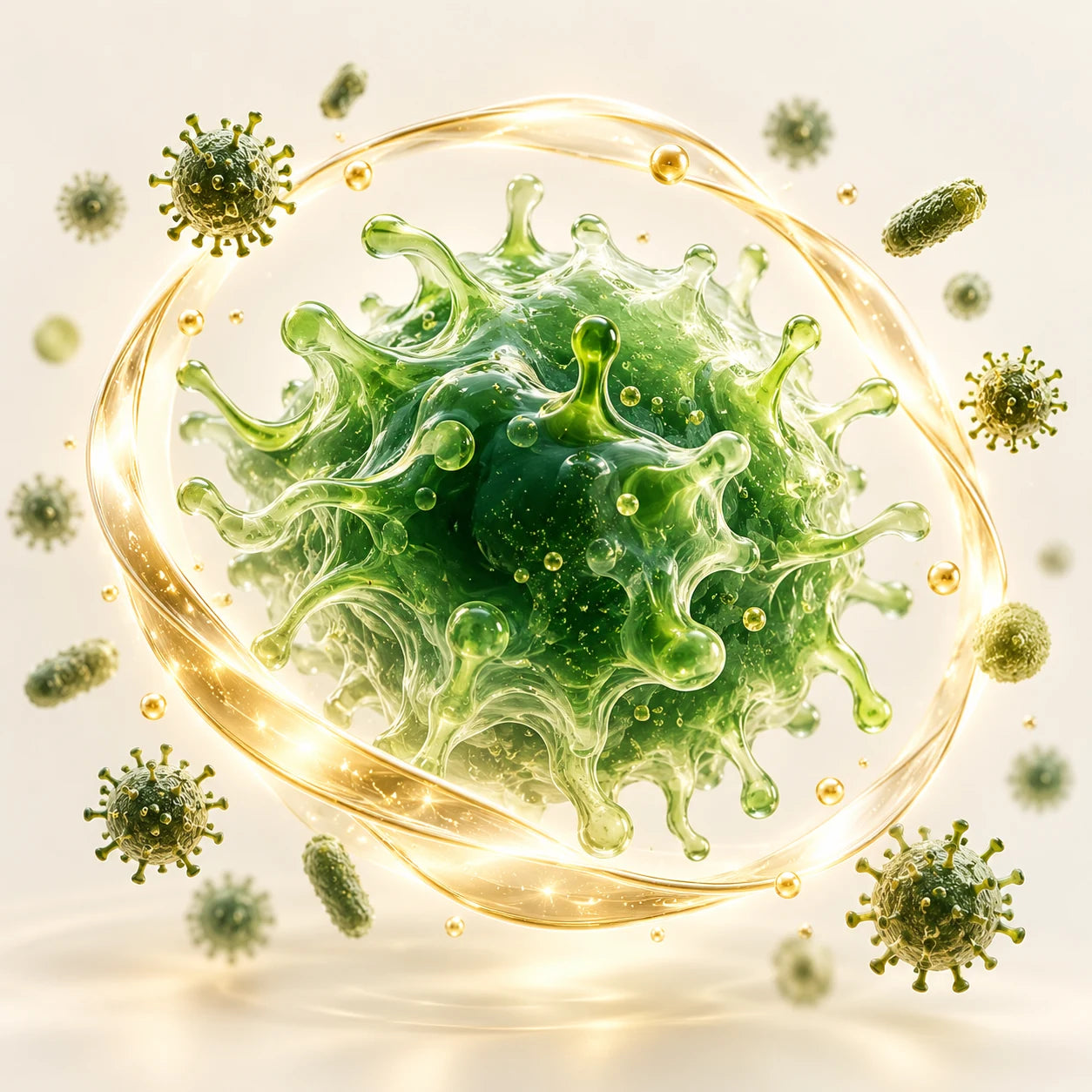 Artistic illustration of responding to infection