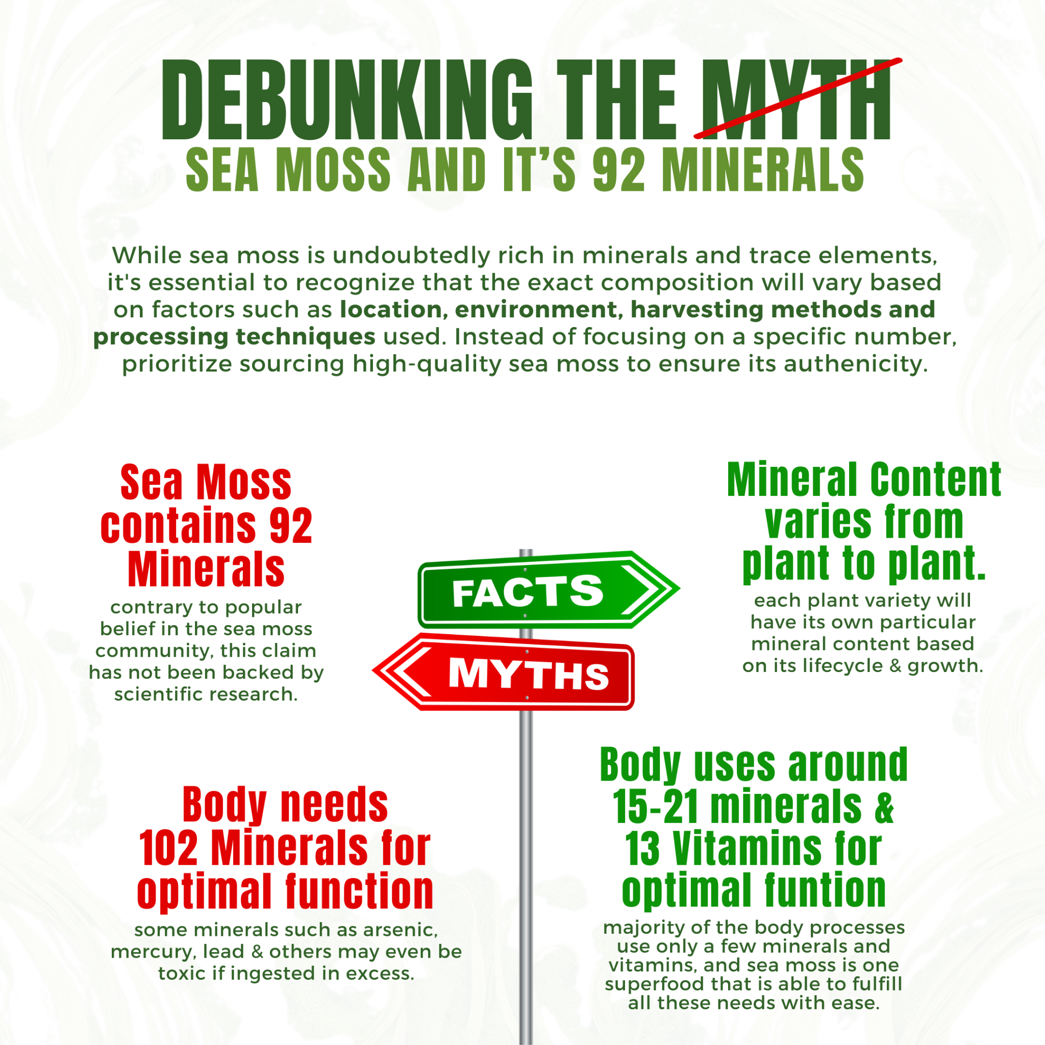 Supplied Look beyond the number. graphic